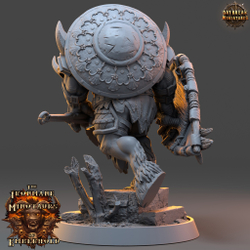 Tharn Bloodshadow- The Ironmane Minotaurs of Emberhold