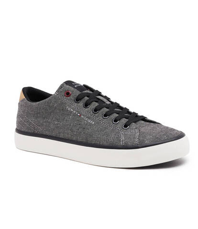 Кроссовки TH HI VULC LOW CHAMBRAY Tommy Hilfiger - графитовый(FM0FM04945)