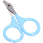 Когтерез для животных «ЗООУЛЬТРА», механизм ножницы, цвет голубой, 8*5,5см