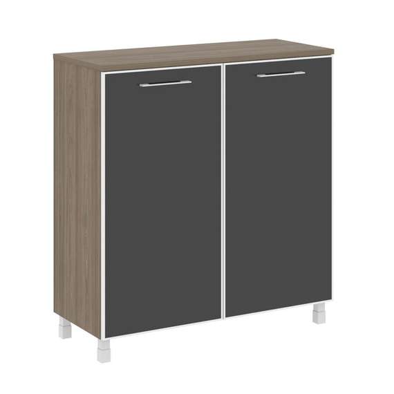 Yalta Шкаф квадратный LT.SD-1.4 R black Вяз Благородный/Стекло Black 1098*452*1168