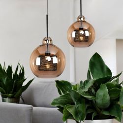 Подвесной светильник CATCH AMBER Pear L D30