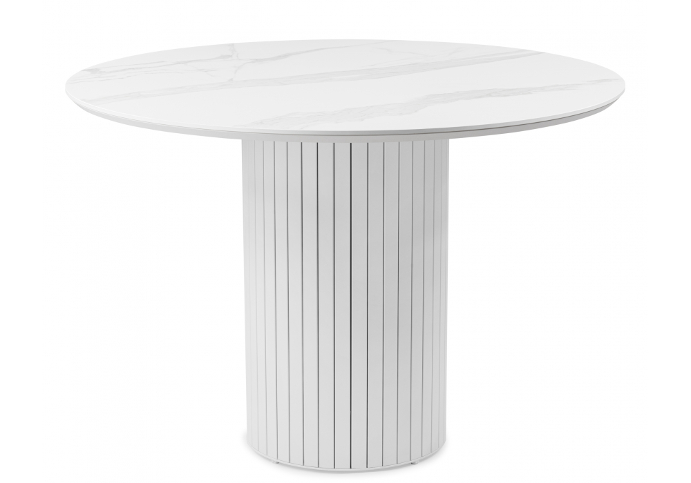 Керамический стол Woodville Гравент 110 patagonoa bianco repose, белый