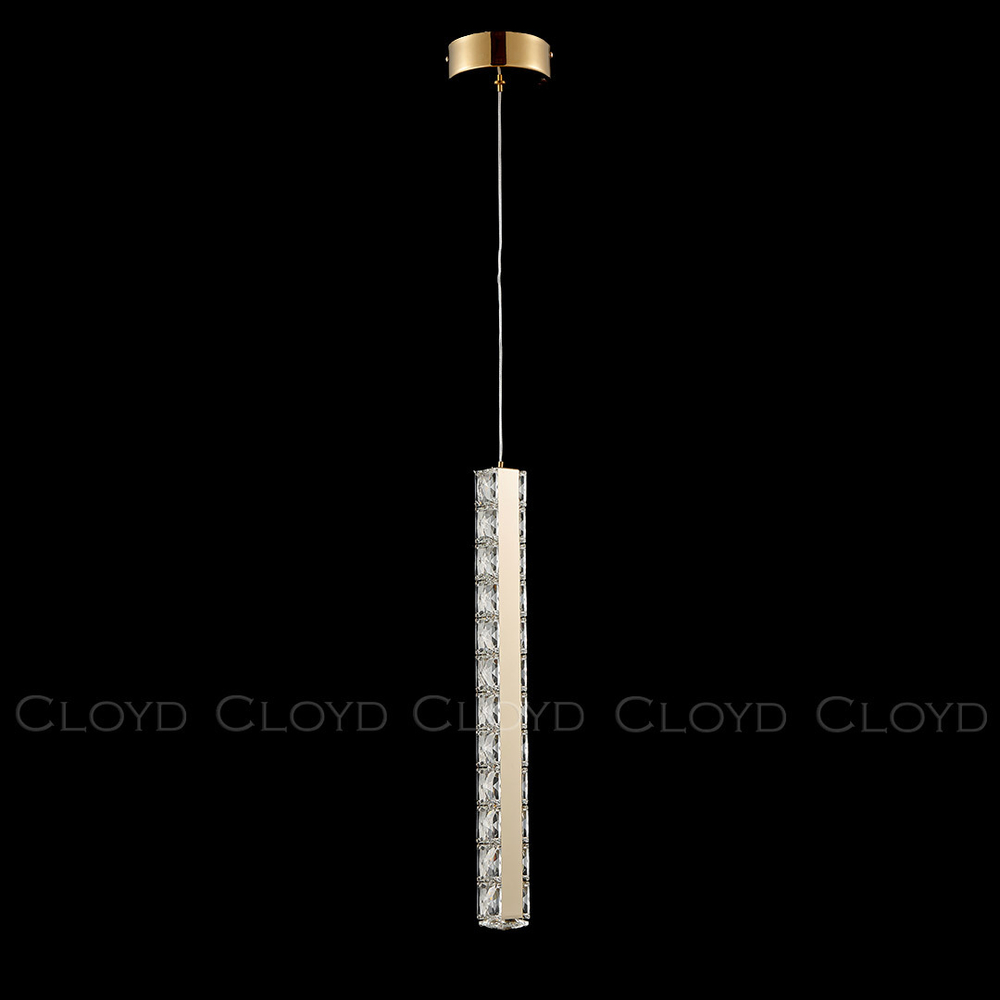 Подвесной светильник Cloyd ELATA P1 / выс. 55 см - золото (арт.11560)