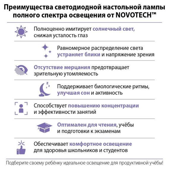 Настольная лампа Novotech Studi Ledo 359969