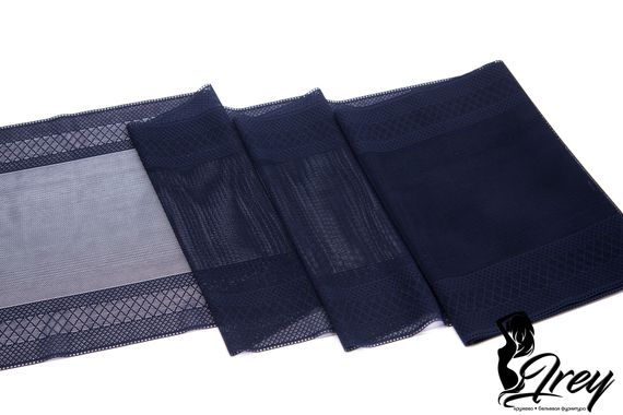 03-217 Кружево-сетка 18,5 см, темно-синий 061