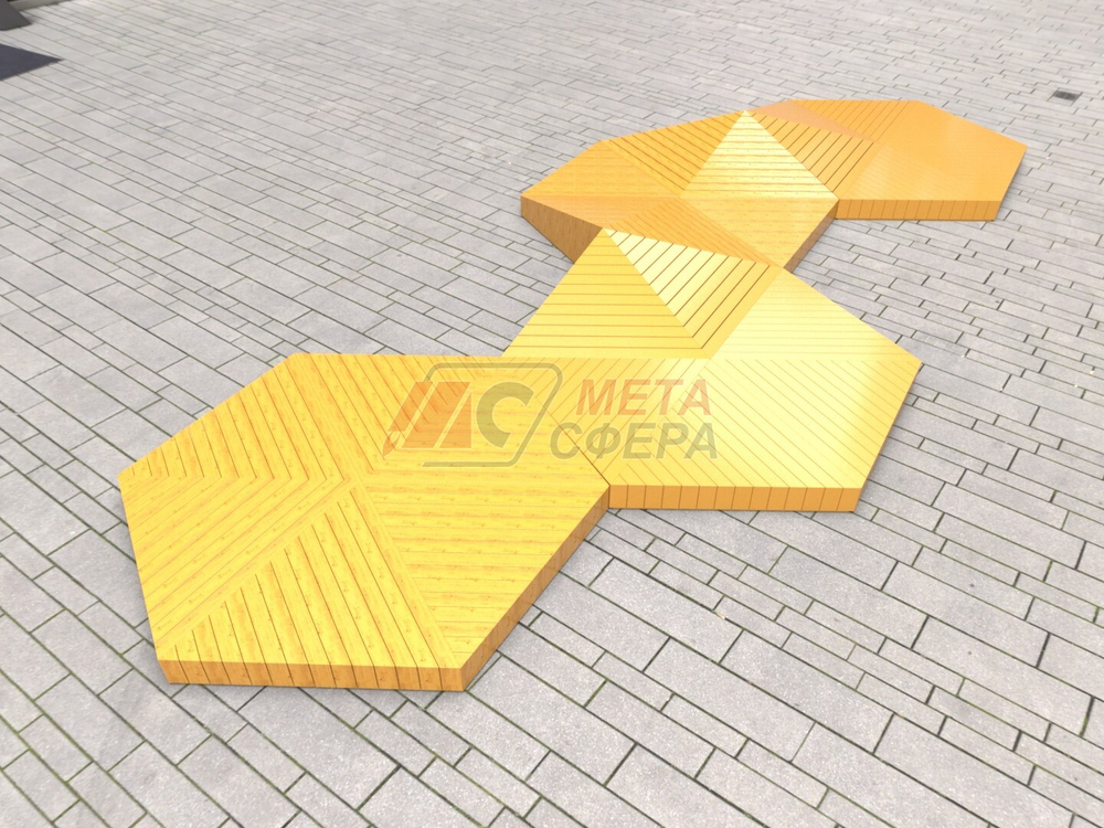 Лежак HEXAGON 01