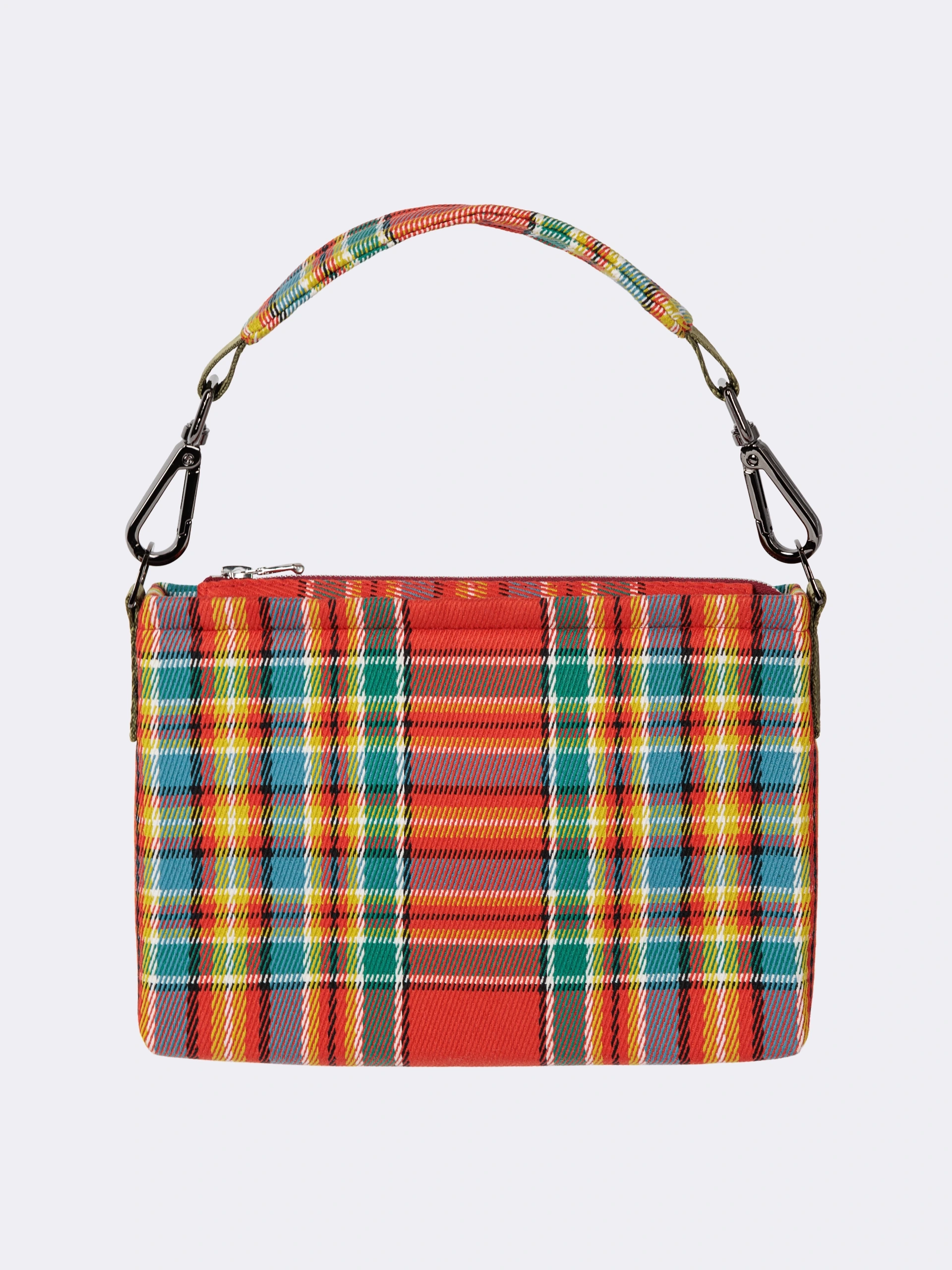 Сумка-клатч в клетку OLA OLA