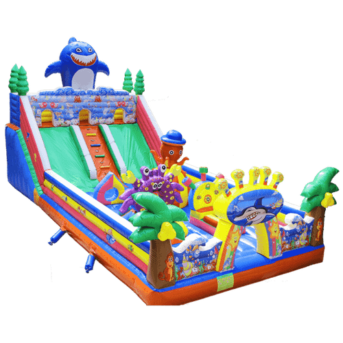 Коммерческий батут "Морские приключения" 15*8*7 м