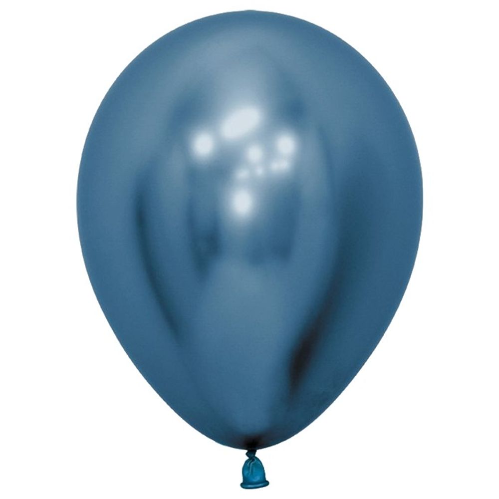 Воздушные шары Sempertex, цвет 940 хром синий, 50 шт. размер 5&quot;