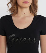 Футболка SS RN SHINY GUESS - черный(W3BI31 J1314)