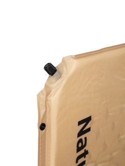 Коврик самонадувной односпальный Naturehike, с подушкой, бежевый (NH15Q002-D)