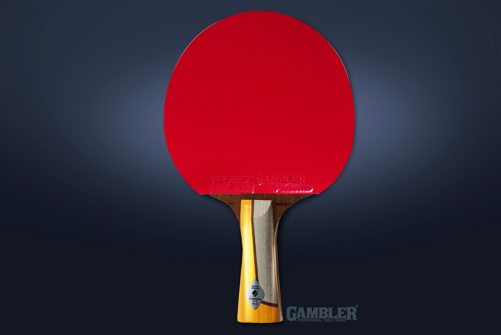 Ракетка Gambler IM8 CARBON BURST (коническая) фото №3