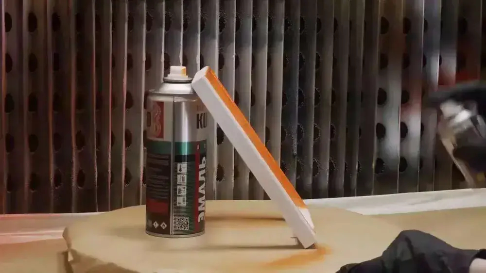 Аэрозольная краска KUDO "Эмаль универсальная высокопрочная RAL в маленьком баллончикe", Алкидная, Матовая, 210 мл, Черная матовая RAL 9005, KU-1102.1