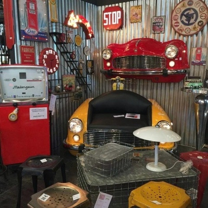 Кресло винтажное Машина 170х125 см