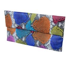 Клатч из кожи питона CL-65