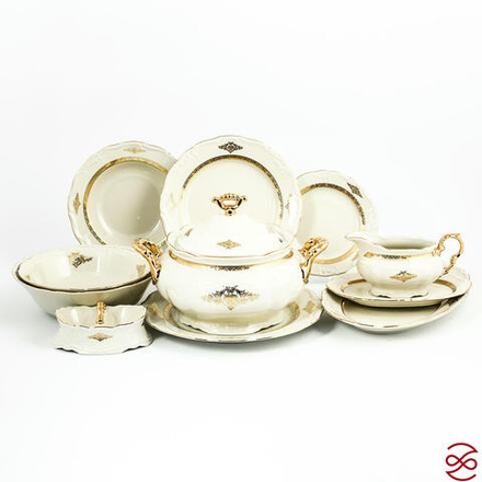 Столовый сервиз на 6 персон 28 предметов Мария Луиза IVORY