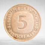 Germany, 5 Deutsche Mark, 1988, (Stuttgart Mint - "F"), VF