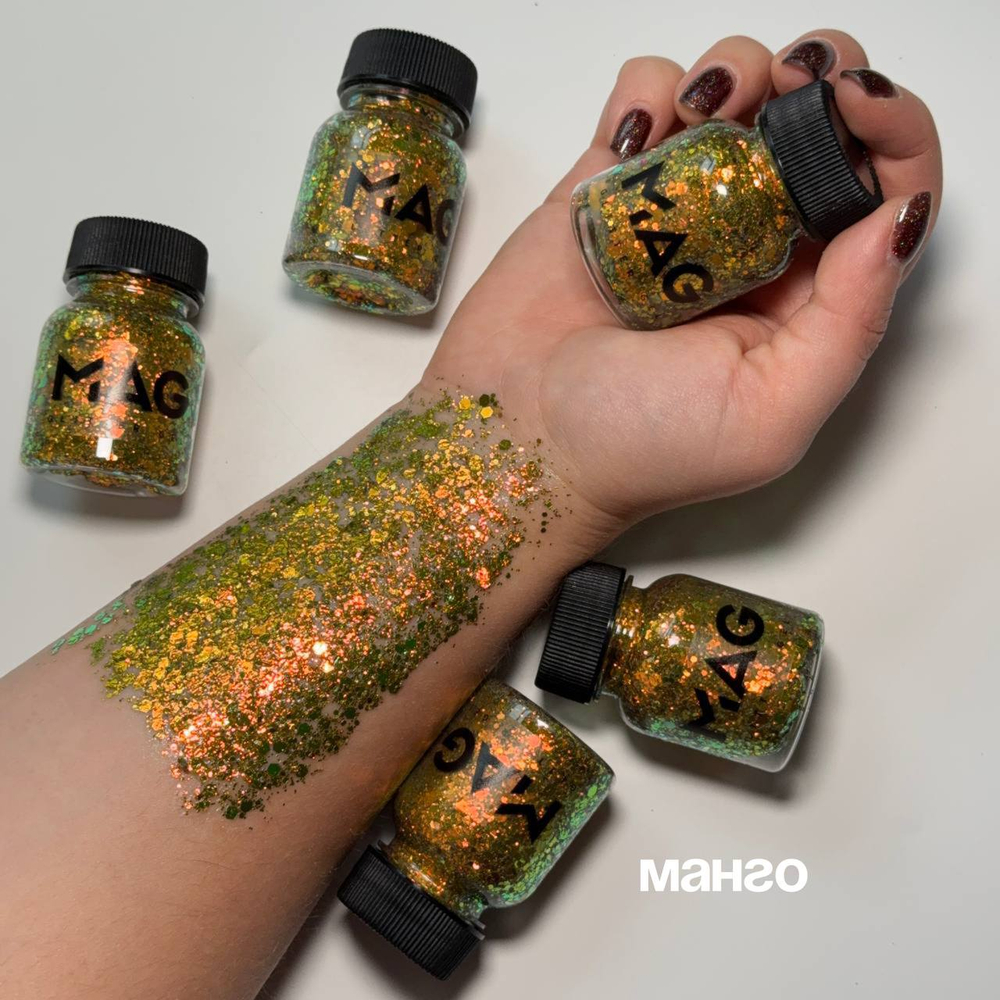 Гель-блестки MAG Манго 38 гр