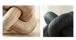 Статуэтка Three-ring buckle ornament black