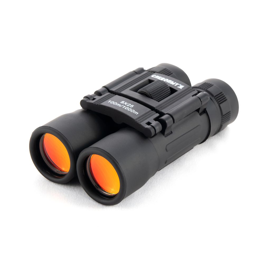 Бинокль &quot;СЛЕДОПЫТ&quot;, 8х25, черный, 65*35*110 мм, 184 гр., в чехле/50/