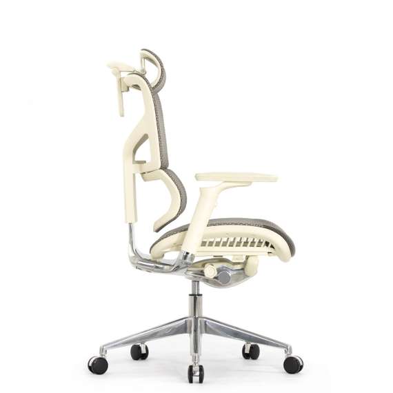 Кресло EXPERT 2 SAIL HSAM 01-G (подлокотник 6D(360), подголовник 5D,сетка серая / каркас светлый)