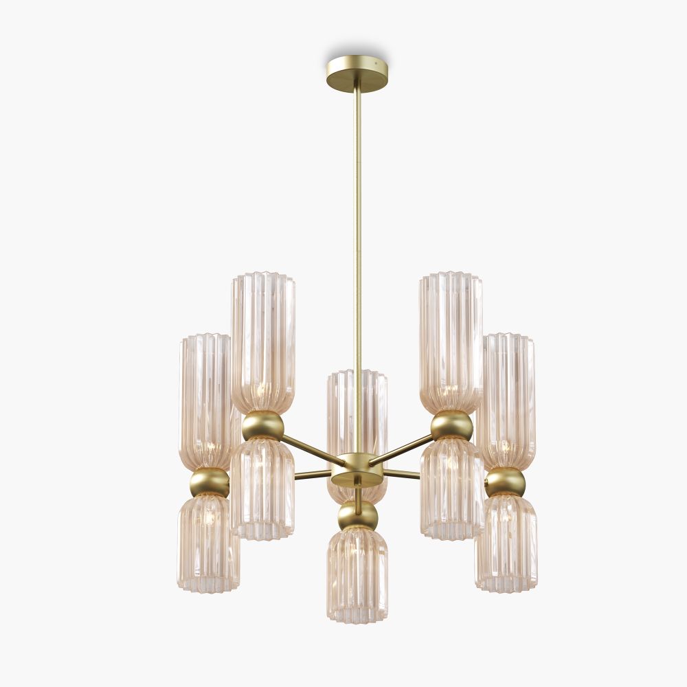 Люстра на штанге Maytoni   MOD302PL-10CG