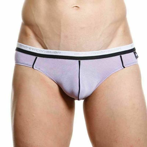 Мужские трусы брифы сиреневые Andrew Christian V Slim Holiday Brief Lila