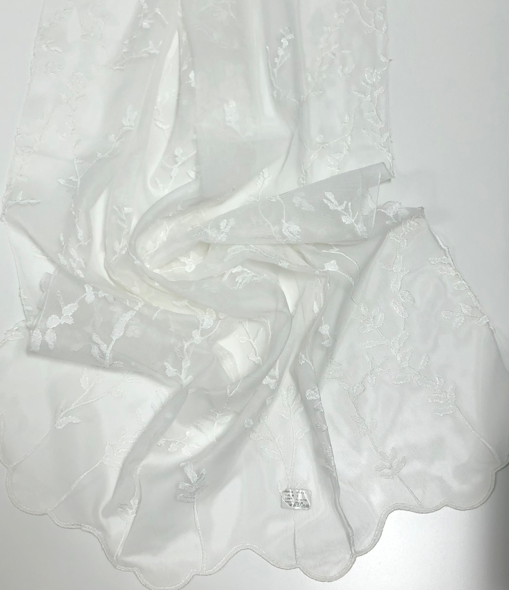 Тюль с вышивкой Sofia арт. Sakura MRT 09 col 01 (высота 300 см, Турция)