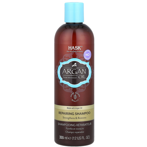 Hask Beauty, Марокко с аргановым маслом, восстанавливающий шампунь, 355 мл (12 жидк. унц.)