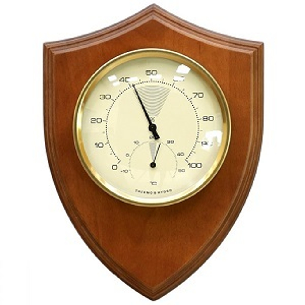 Метеостанция БРИГ, биметаллический/волосной гигрометр, дерево (КМ91172ТГ)