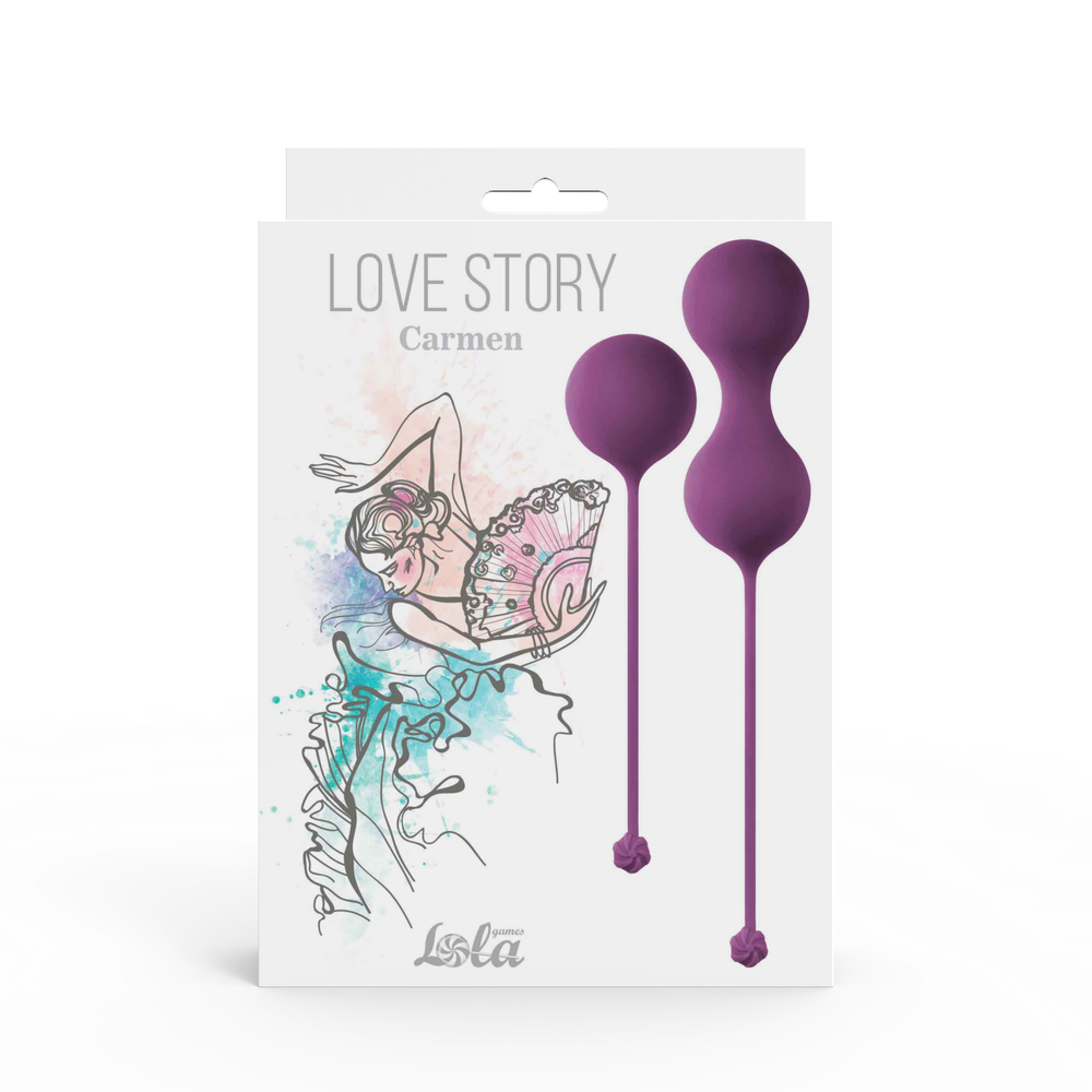 Набор вагинальных шариков Love Story Carmen Lavender Sunset 3011-03lola