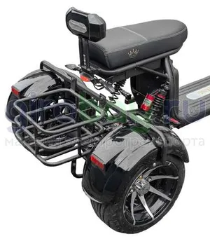 Электроскутер IKINGI X12 PRO TRIKE PLUS 3333W - Черный фото №16