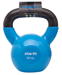 Гиря виниловая DB-401, 12 кг, синий