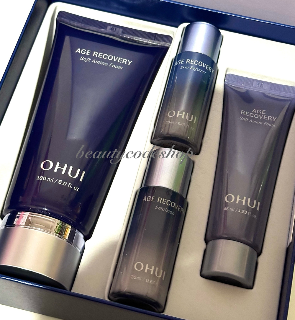 Набор для умывания с аминокислотами O HUI AGE RECOVERY Soft Amino Foam Special Set.