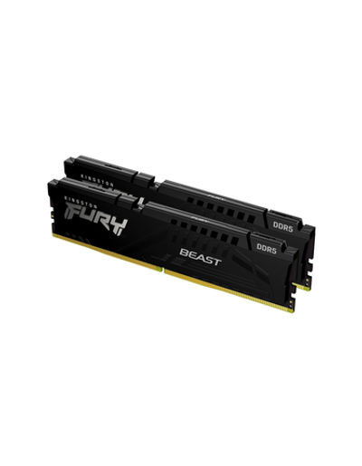 Оперативная память Kingston 64GB 5200MT/s DDR5 CL40 DIMM (Kit of 2) FURY Beast Black XMP