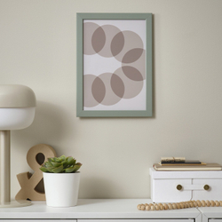 IKEA FISKBO  (ИКЕА ФИСКБО)  -  Рамка, светло-серо-зеленая, 21x30 см
