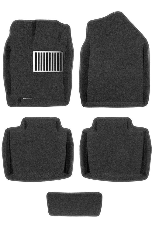 Коврики салона для Toyota Venza (2009-2015) Euromat 3D Lux черные. Арт. EM3D-005108