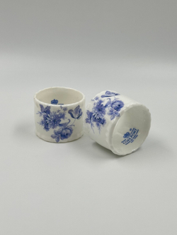Пара колец для салфеток Coalport, Divinity Blue