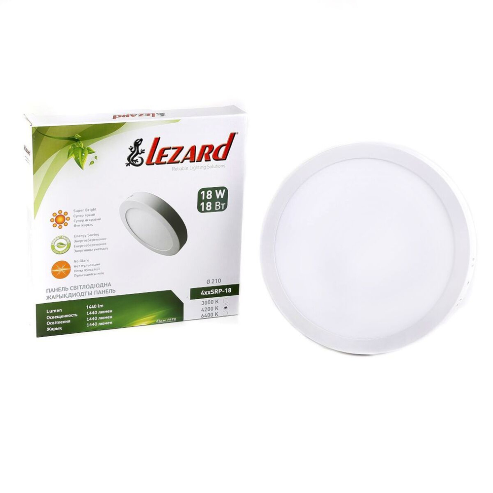 Панель круглая LZ LED 442SRP-18 (442SRP-18 225 18W/1440 Lm 4200K)