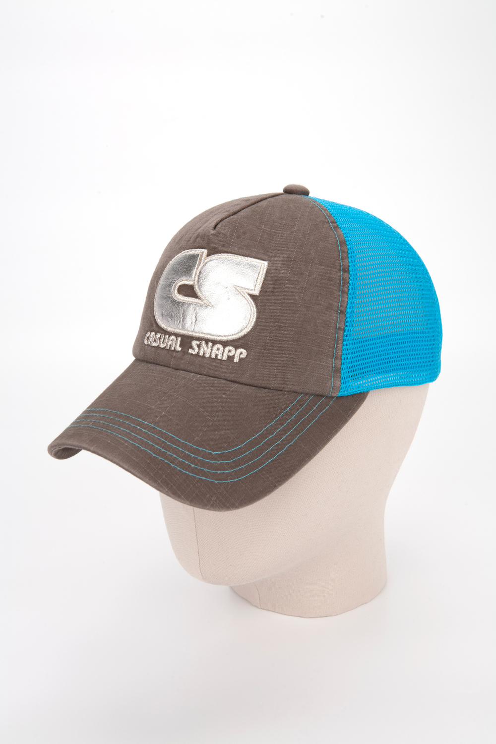 Бейсболка Snapp CS - CASUAL SNAPP (коричневый/бирюзовый)