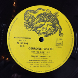Винтажная виниловая пластинка LP Cerrone En Concert (France 1983)