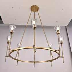 Люстра На Штанге Torche De Verre Round Chandelier 8 By Imperiumloft