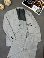 Льняной костюм Brunello Cucinelli