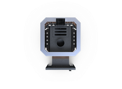 Банная печь Душа- 15 Сетка Леопард Закрытая Каменка