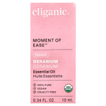 Cliganic, Moment of Ease™, на 100% чистое эфирное масло, герань, 10 мл (0,34 жидк. унции)