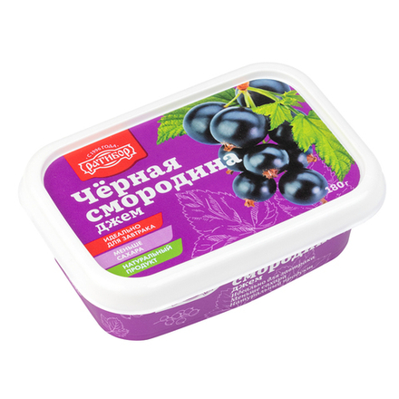 Конфитюр (джем) Ратибор Черная смородина, 180 г