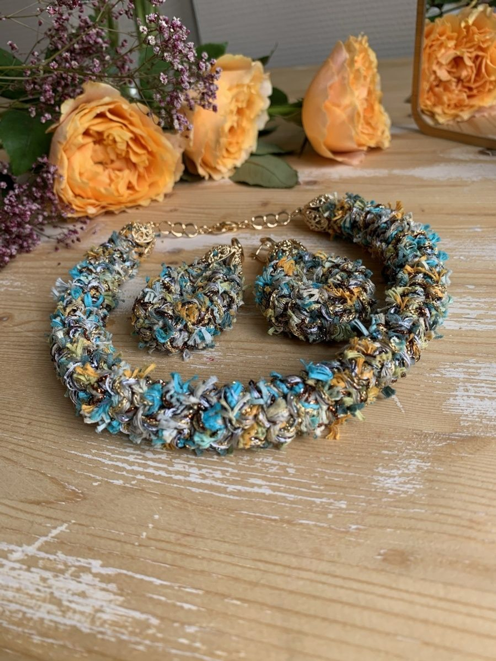 Пряжа травка нарядная