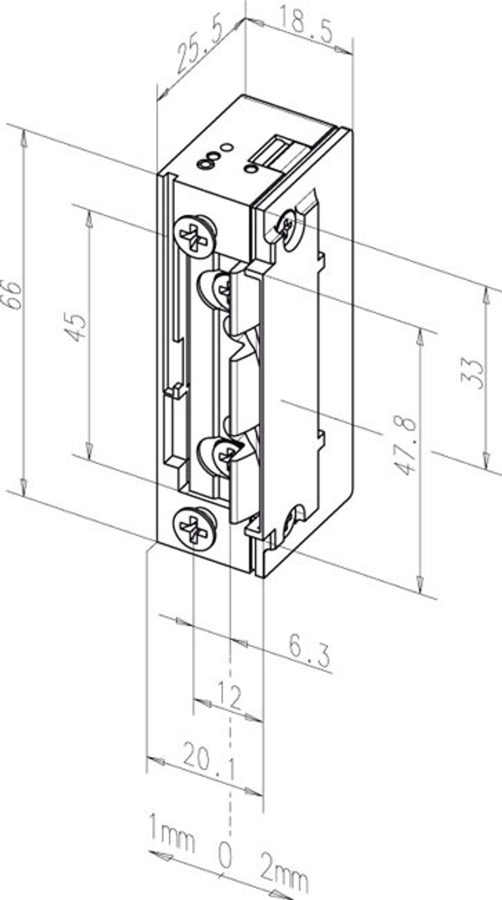 Электромеханическая защелка effeff 118T13