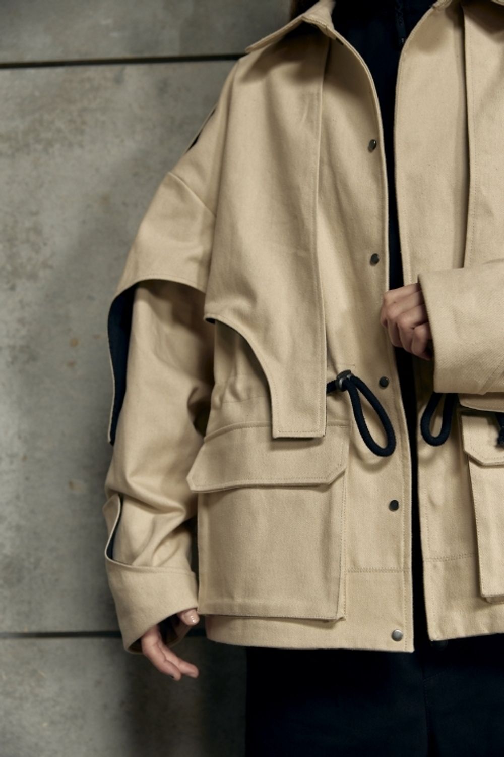 Куртка VNVA Konvas Бежевая