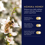 Manuka Health, Леденцы с медом Manuka, натуральный имбирь и лимон, MGO 400+, 58 леденцов